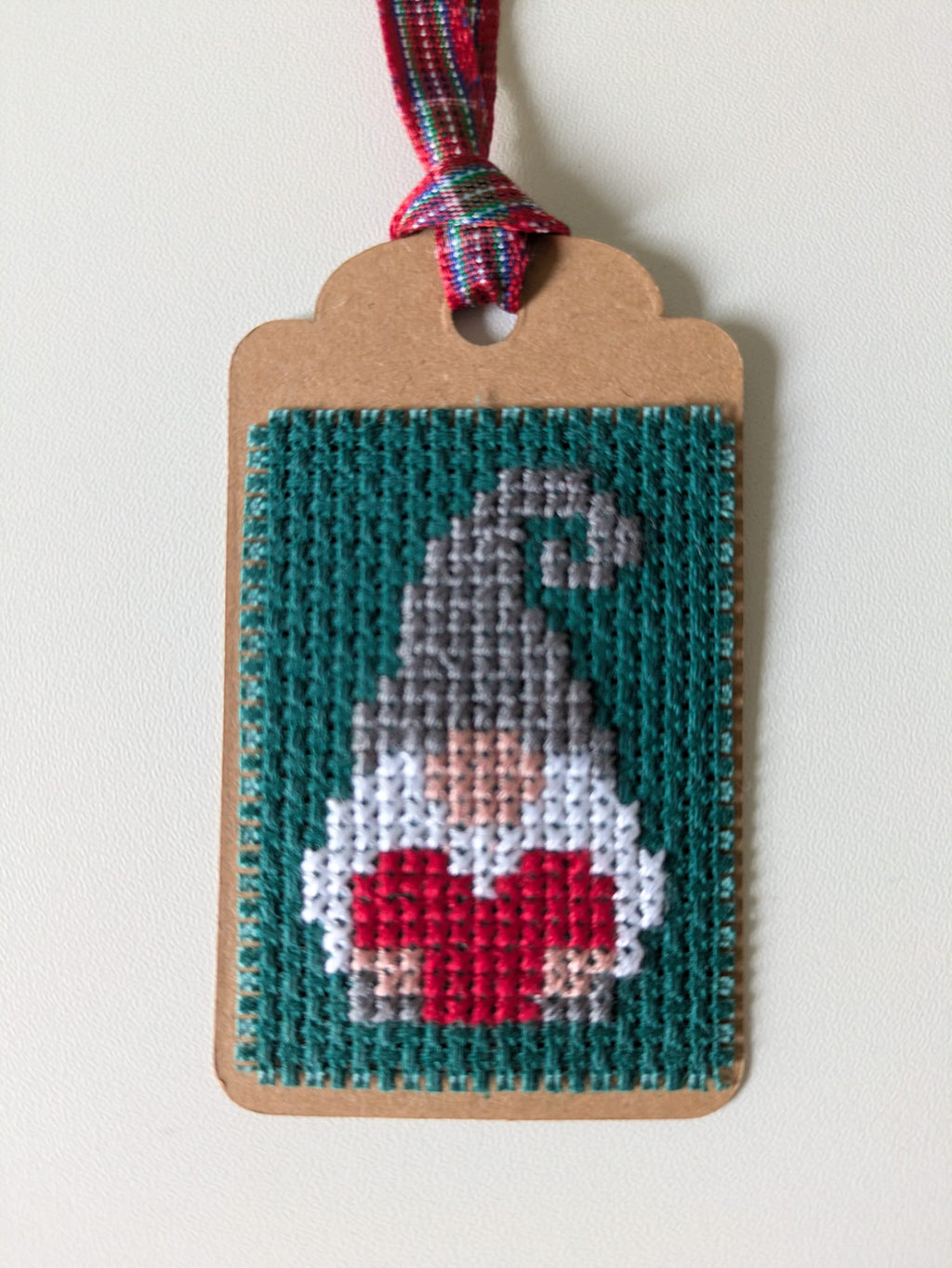 🎄 Hand Stitched Christmas Gift Tags – Handmade Set of 4