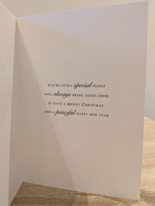 Handmade Blue Christmas Star Card – Iris Folded