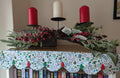 Handmade Christmas Shelf Edging – 1 Metre Festive Fabric Decoration