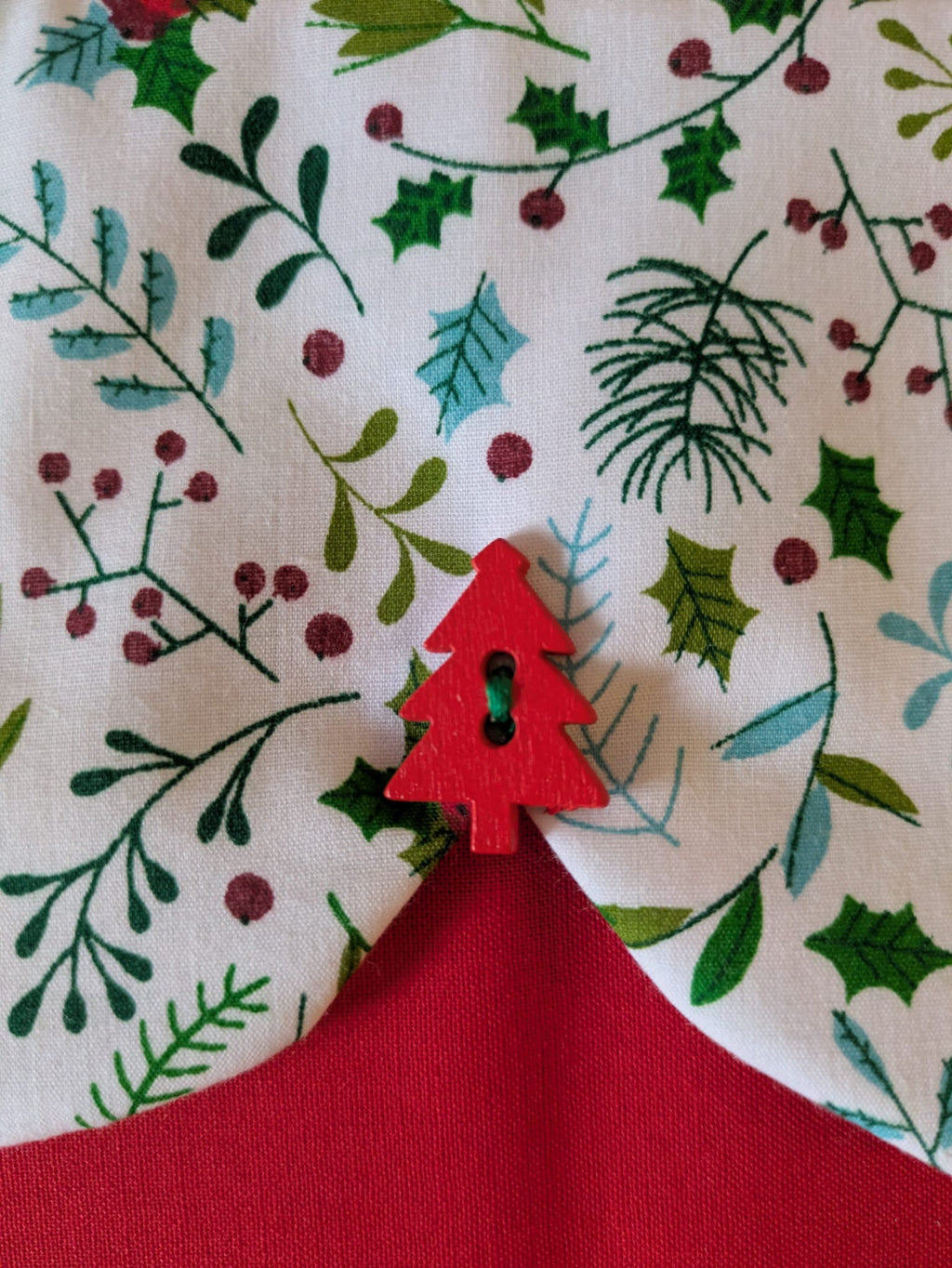 Handmade Christmas Shelf Edging – 1 Metre Festive Fabric Decoration